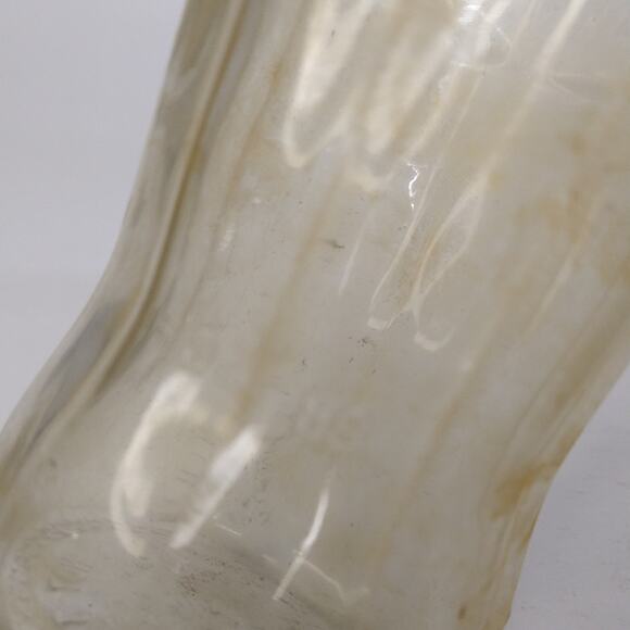 Coca-Cola Embossed Clear Glass No Deposit No Return 10 Ounce Empty Vtg Barn Find - Picture 11 of 16